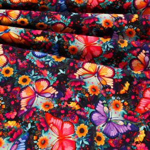 Blank Fabrics - Luminous Heaven: Butterflies