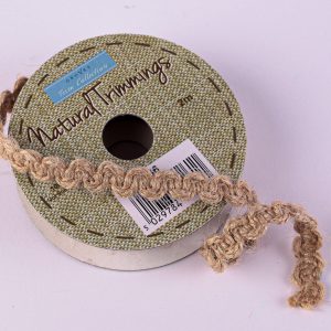 Burlap Trim - Wave - 2m roll