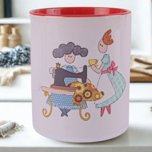 Ada and Pearl Pen Pot - Tea Break - Red