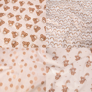 Camelot Fabrics - Teddy Bear Tales: 4 Fat Quarter Pack