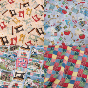 3 Wishes Fabrics - Shop Hopping: 4 Fat Quarter Pack