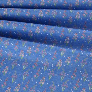 PRE ORDER Debbie Shore Bluebell Hollow Organic Cotton - Midnight Bluebells