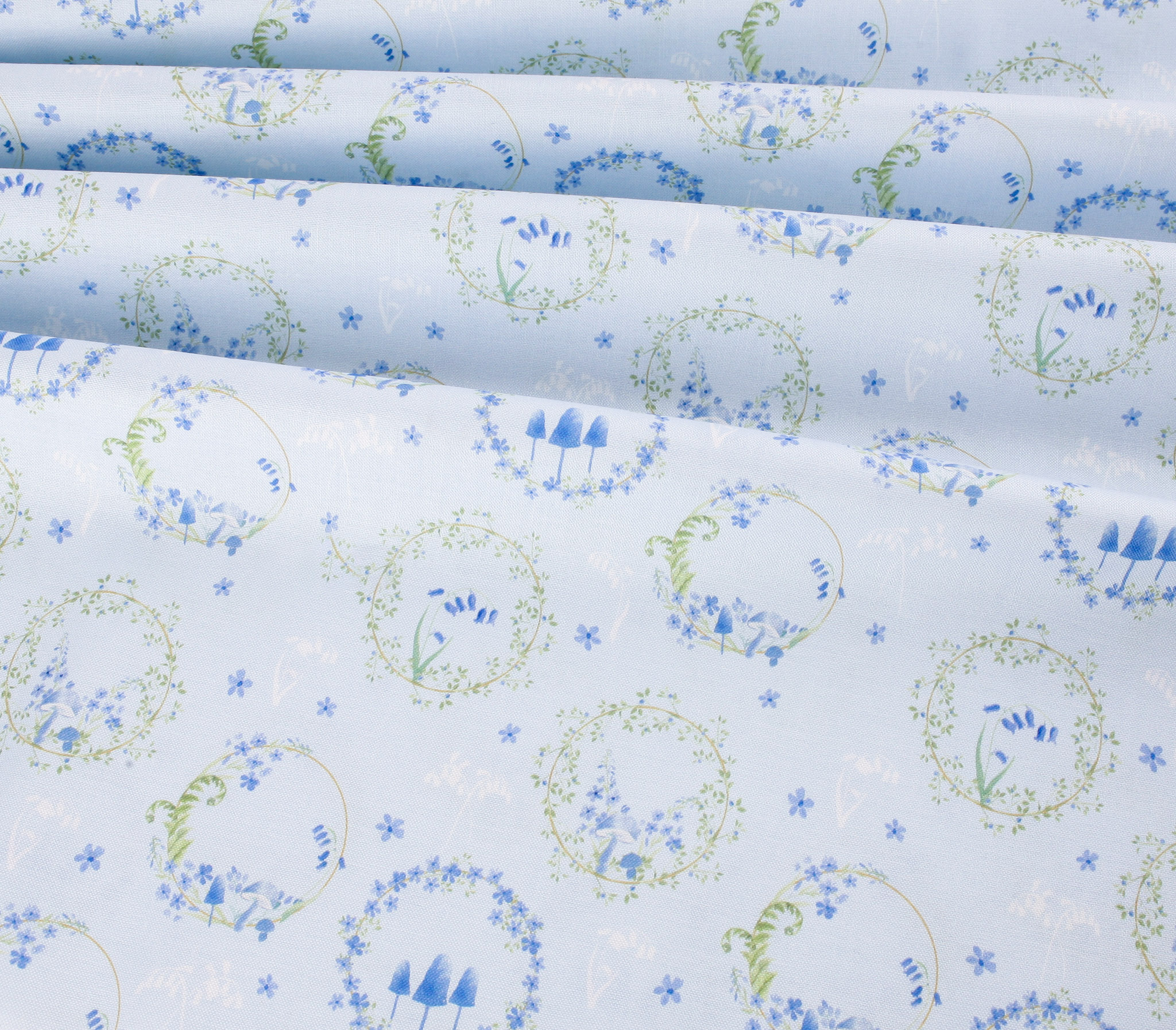PRE ORDER Debbie Shore Bluebell Hollow Organic Cotton - Woodland Glade