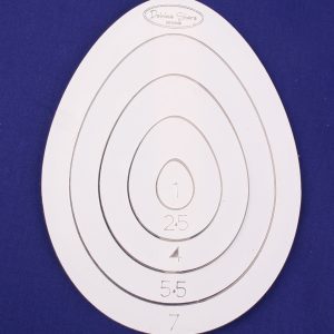Acrylic Egg Shaped Nesting Templates