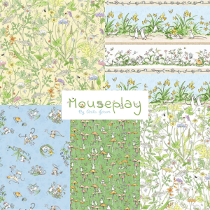 Clothworks - Mouseplay 5 Fat Quarter Pack