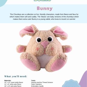 The Chumleys! - Bunny Bean - Paper Pattern and Instructions