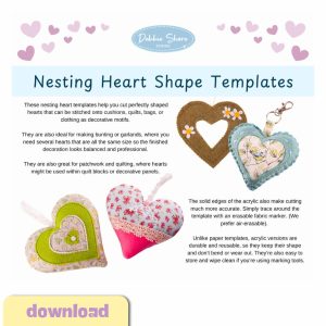 Acrylic Heart Nesting Templates Inspiration Sheet - Download