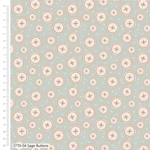 Craft Cotton Company: Toybox Treasures - Sage Buttons