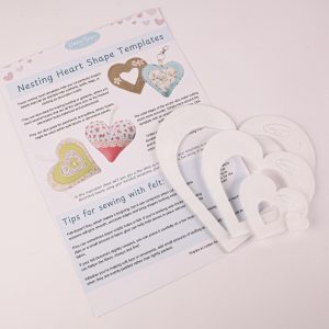 Acrylic Heart Nesting Templates Plus Inspiration Sheet