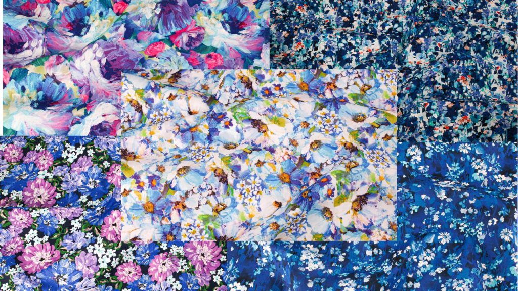 Robert Kaufman Fabrics - Painterley Petals Valley 5 Fat Quarter Pack