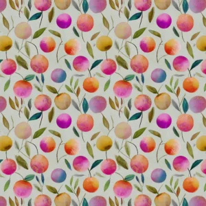 Printed Viscose - Painted Story Peaches