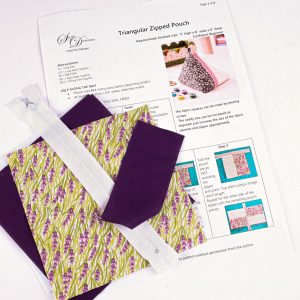 Suzie Duncan Triangular Zipped Pouch - Postcards from the Highlands - Kit