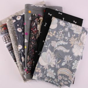 500g End of Bolt 'Scrap Fabric' Bundle - Greys