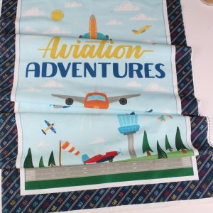 Michael Miller Aviation Adventure Panel