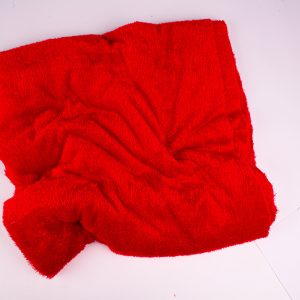 EOB Red Plush Faux Fur - 1m piece