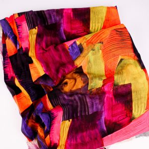 EOB Bright Abstract Viscose - 2m Piece