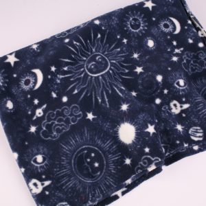 EOB Navy Planets Polar Fleece - 0.5m piece
