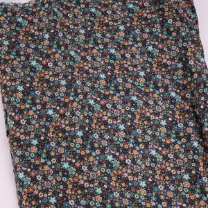EOB Ditsy Navy Floral Viscose - 1m piece