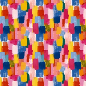 Little Johnny Viscose - Brushstroke Brights