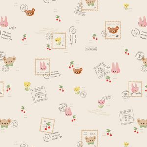 Art Gallery Fabrics - Minimo: Air Mail Stamps