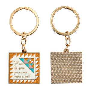 Metal Key Ring - When Life Gives You Scraps