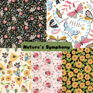 Blank Quilting Fabrics Nature's Symphony 5 Fat Quarter Pack