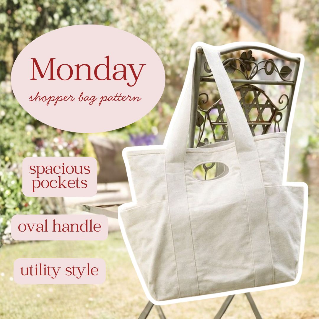 Monday Shopper Bag - Sewing Project PDF Download
