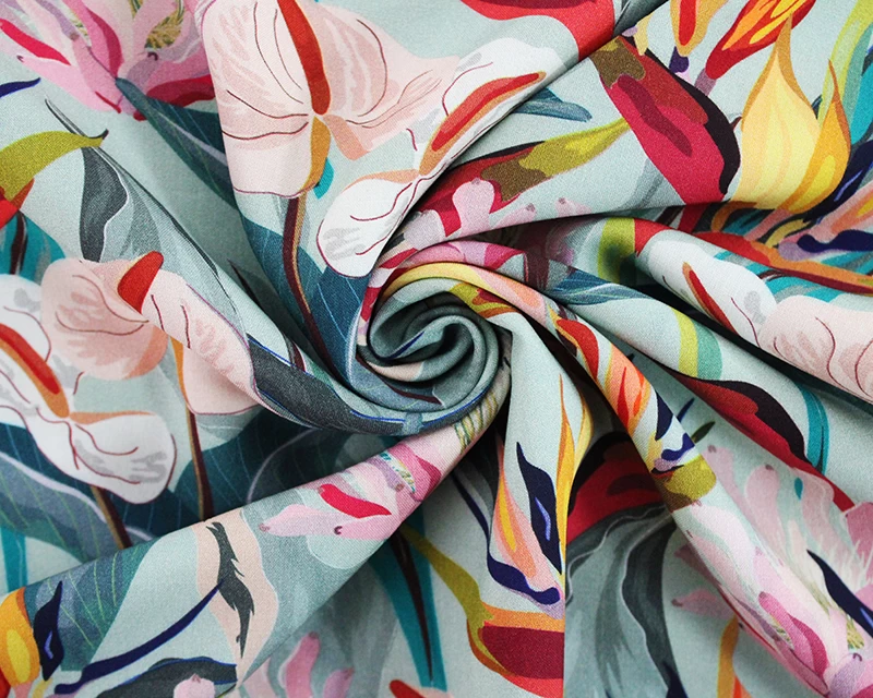 Little Johnny Tropical Flowers Viscose - Bird of Paradise - Image 2