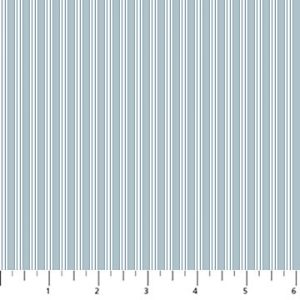 FIGO Fabrics - Nest: Aqua Stripe