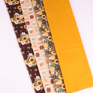 Kimberley Hind Cinnamon Spice 3 Half Metre Bundle: 1 Free Plain