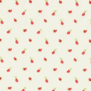 Kingfisher Fabrics - Wild Flowers Red