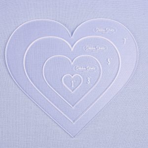 Debbie Shore Frosted Hearts Nesting Templates