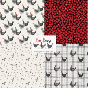 Camelot Fabrics - Hen House 4 Fat Quarter Pack