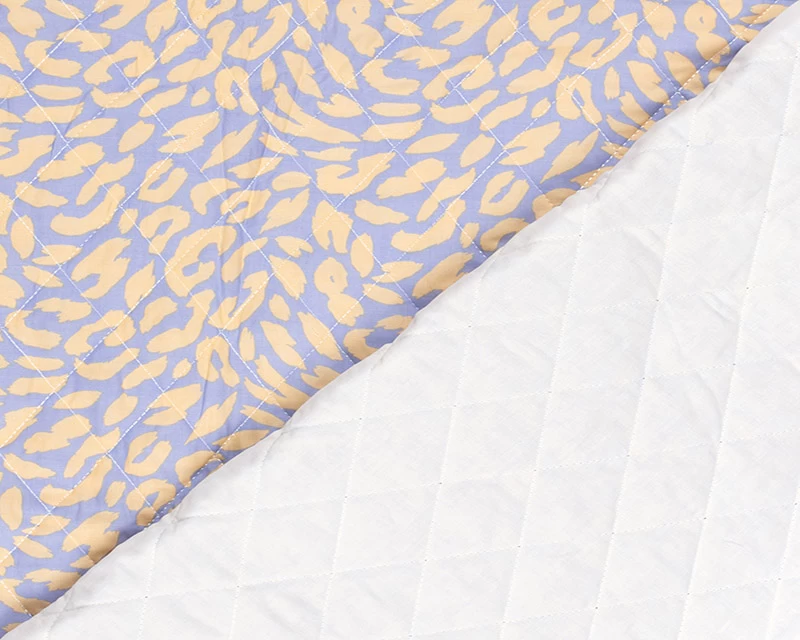 Quilted Cotton Animal Print - Blue