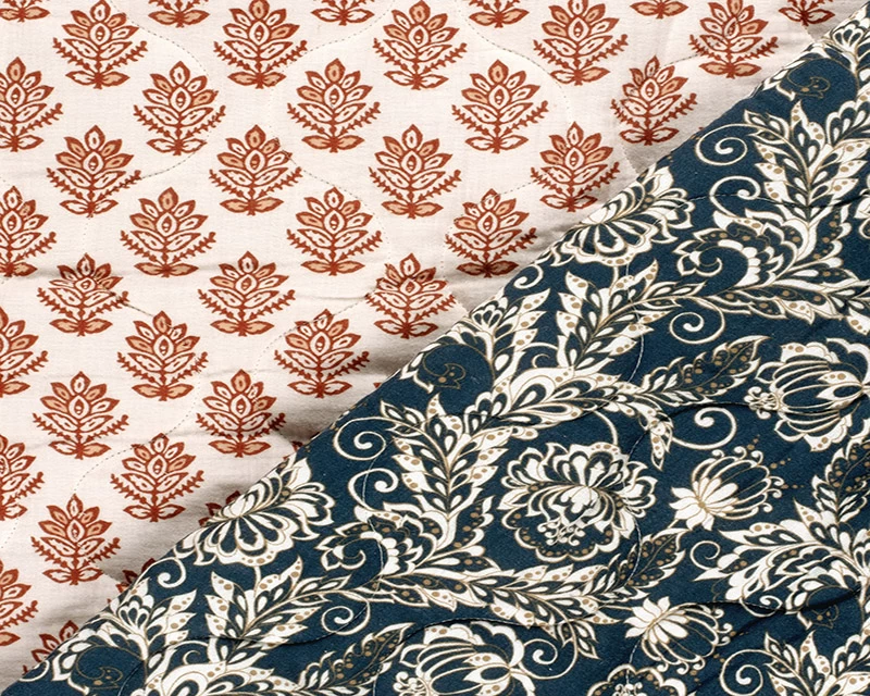 Quilted Fabric - Print Floral