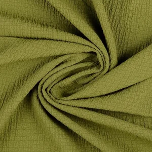 Bubble Viscose - Khaki Green