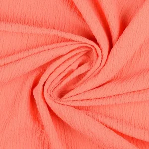 Bubble Viscose - Coral Pink