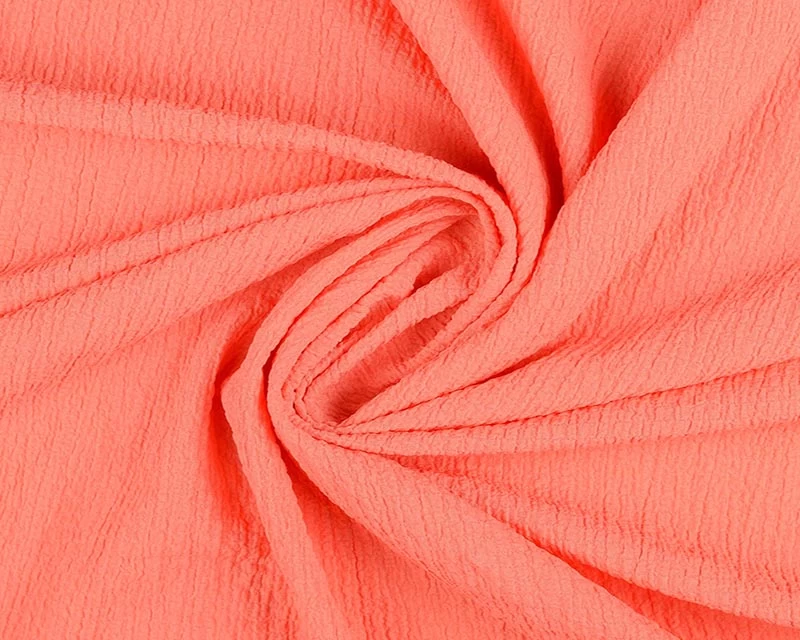 Bubble Viscose - Coral Pink