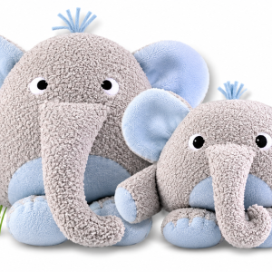 The Chumleys! Lenny the Elephant and Kenny Bean - Kit - Blue