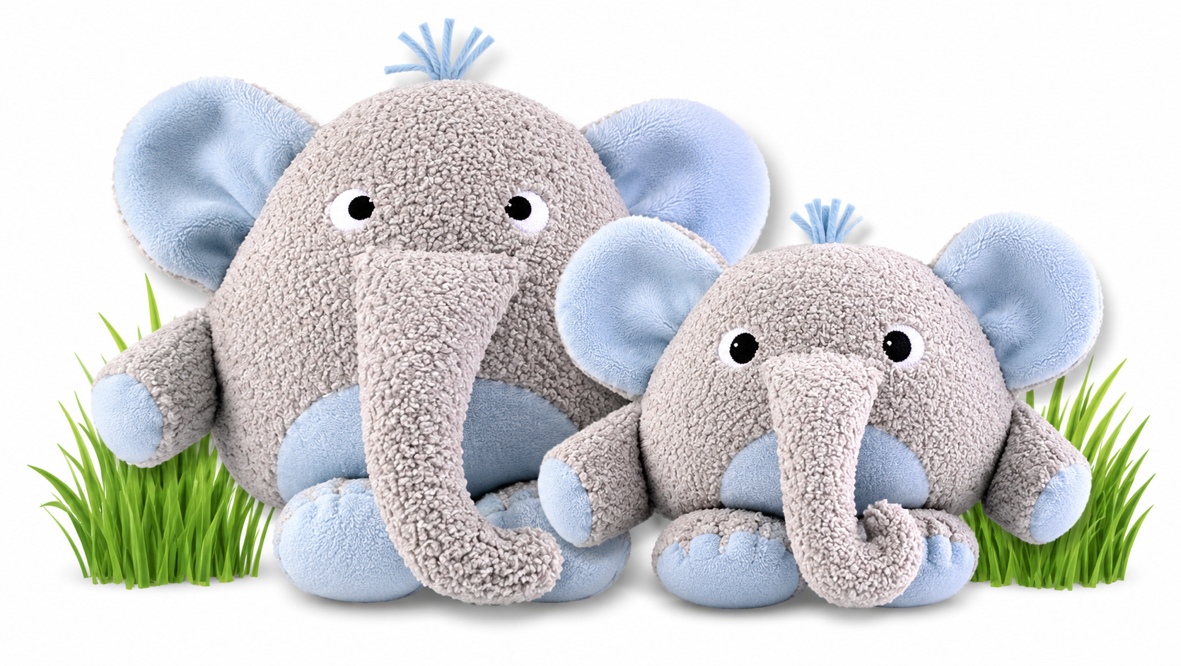 The Chumleys! Lenny the Elephant and Kenny Bean - Kit - Blue – Debbie ...