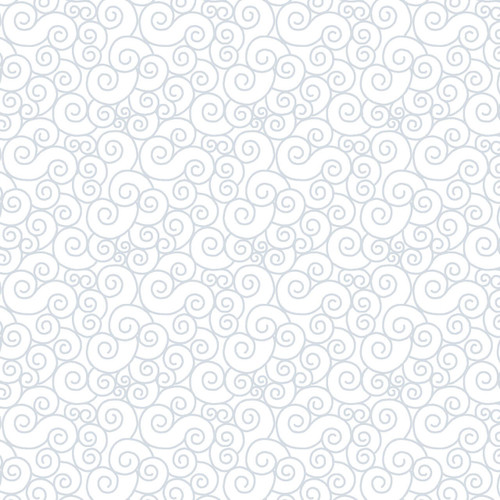 Henry Glass Quilter's Flour - Curls White on White Tone Blender