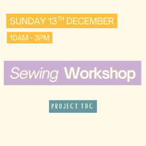 Sewing Workshop with Suzie Duncan - 13th December 2026