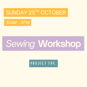 Sewing Workshop with Suzie Duncan - 25th October 2026