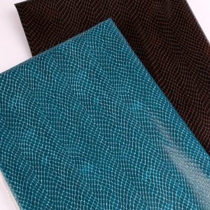 Perfect Pairs! 2 x Fat Quarter Pack - Turquoise and Brown Snake Soft Vinyl