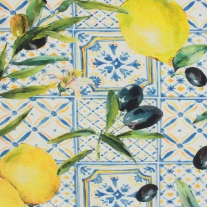 Panama Digital Canvas - Lemons