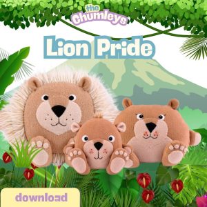 The Chumleys! - 3 for 2 Lion Pride Sewing Patterns - Download