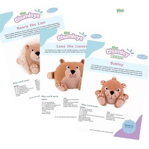 The Chumleys! - 3 for 2 - Lion Pride - Paper Pattern and Instructions