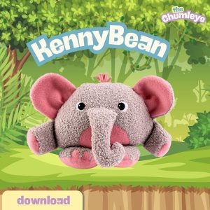 The Chumleys! - Kenny the Elephant Bean Sewing Pattern - Download