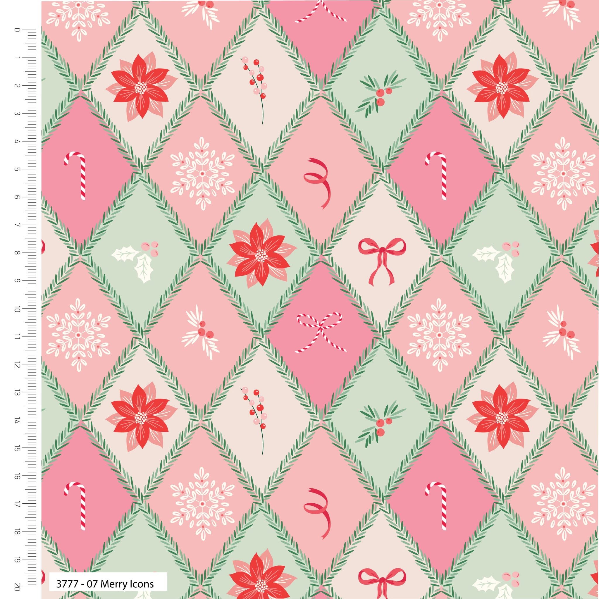 NEW Craft Cotton Co. Baubles and Bows - Merry Icons