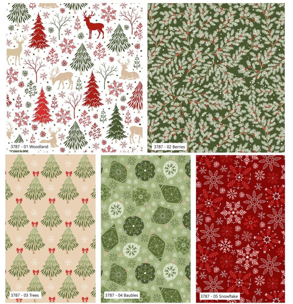 NEW Craft Cotton Co. Scandi Spirit 5 Fat Quarter Pack